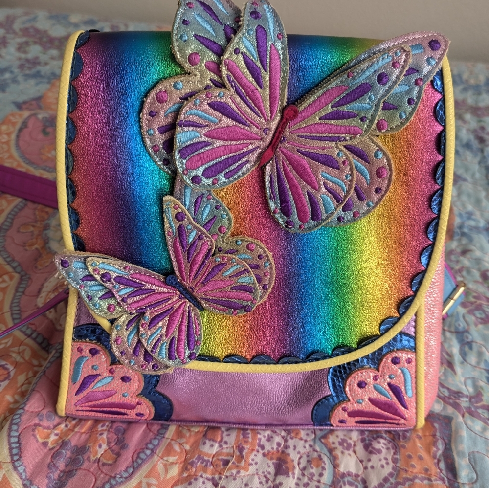 Irregular Choice Iridescent Butterfly Boom Convertible Bag